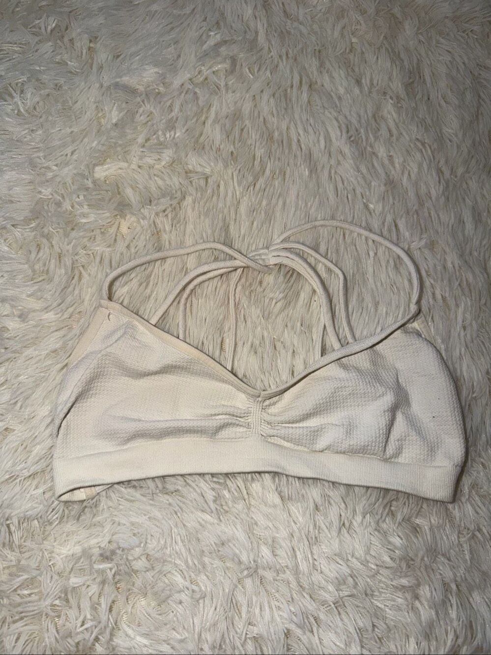 Free people intimately bra size XS/S cream